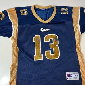 Champion Rams Navy and Gold Jersey